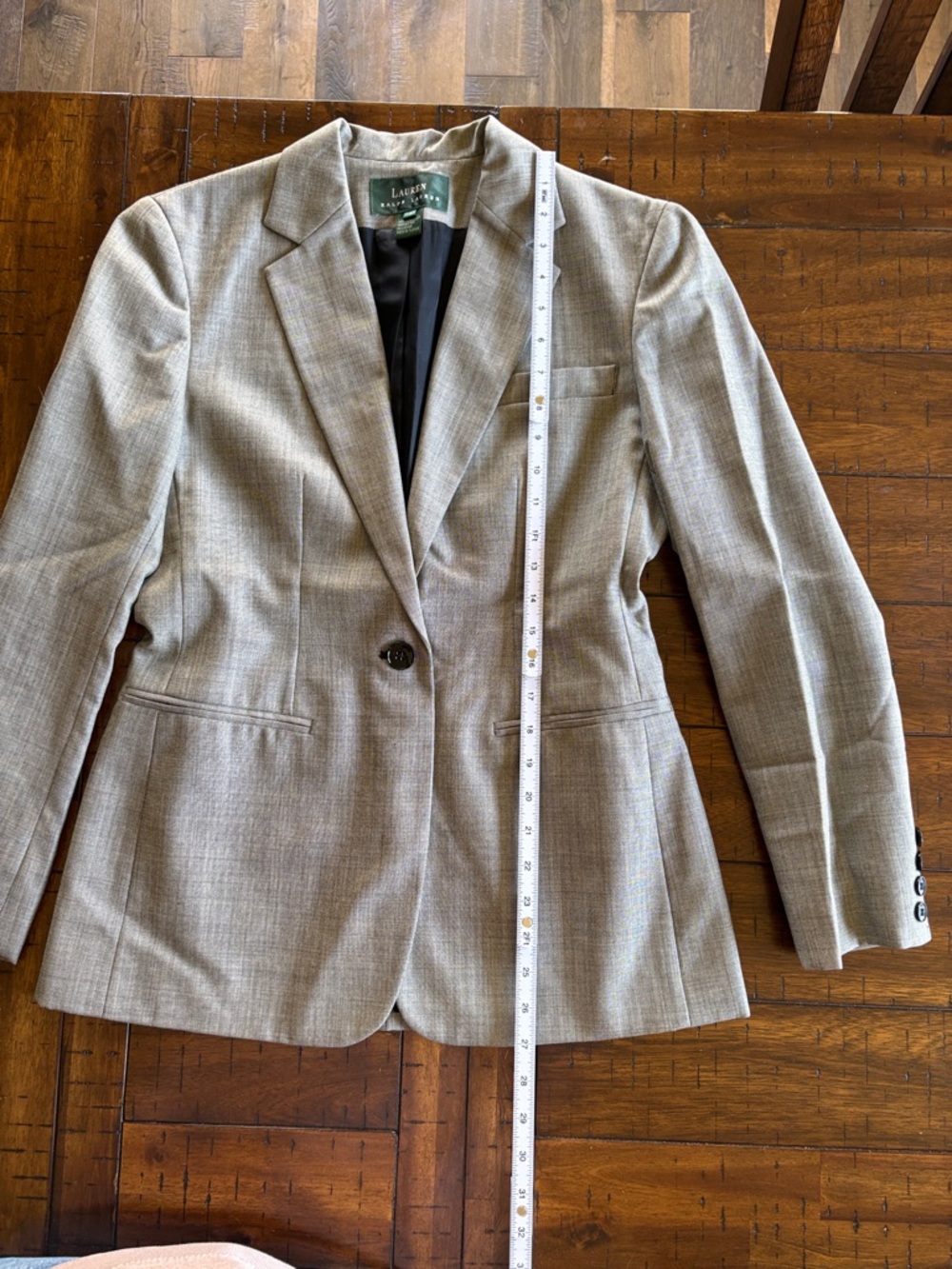 Ralph Lauren Women's Wool Blazer in Gray - Size 4 - classy! - Picture 12 of 13